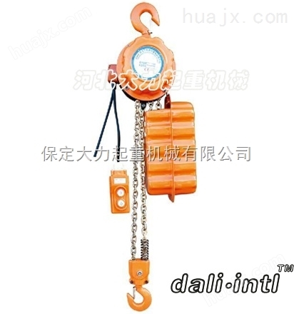 HHXG型环链电动葫芦-河北大力3.5吨3米链条起重产品